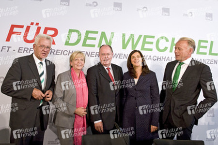 Rot-grünes Treffen der Spitzenkandidaten und Minsterpräsidenten, Berlin