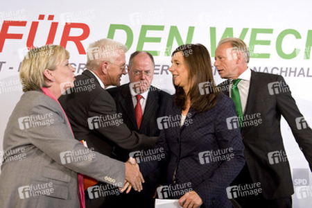 Rot-grünes Treffen der Spitzenkandidaten und Minsterpräsidenten, Berlin