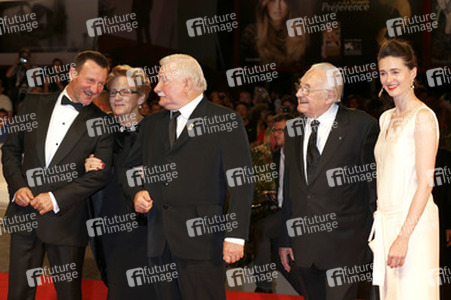 Robert Wieckiewicz, Danuta Walesa, Lech Walesa, Andrzej Wajda, Agnieszka Grochowska