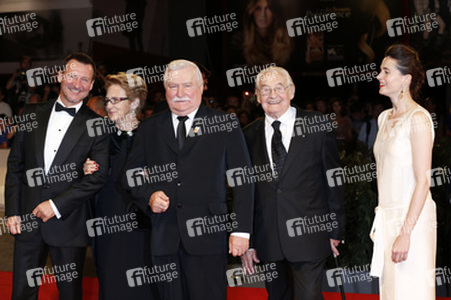 Robert Wieckiewicz, Danuta Walesa, Lech Walesa, Andrzej Wajda, Agnieszka Grochowska