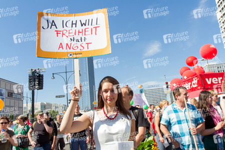 'Freiheit statt Angst 2013' Demonstration, Berlin