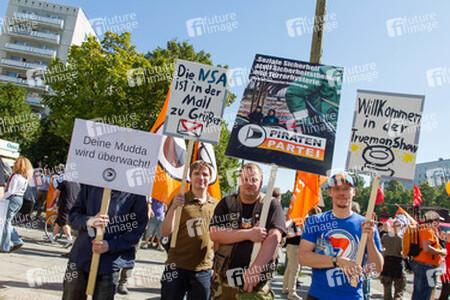 'Freiheit statt Angst 2013' Demonstration, Berlin