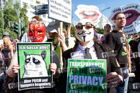 'Freiheit statt Angst 2013' Demonstration, Berlin