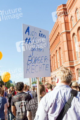 'Freiheit statt Angst 2013' Demonstration, Berlin