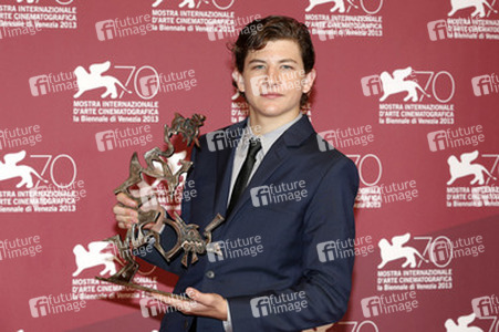 Tye Sheridan mit dem Marcello Mastroianni Award für den besten NachwuchsSchauspieler in 'Joe'