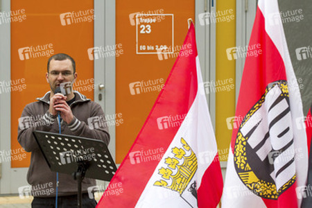 NPD Kundgebung in Hellersdorf, Berlin
