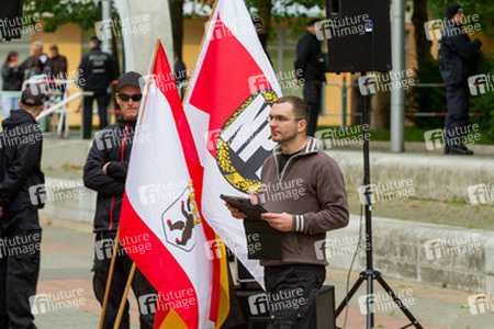 NPD Kundgebung in Hellersdorf, Berlin