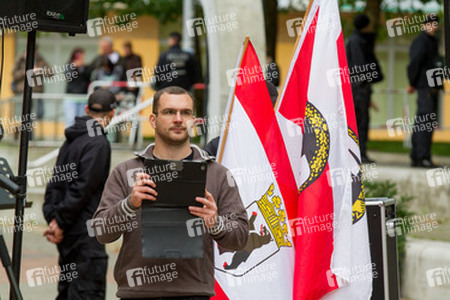 NPD Kundgebung in Hellersdorf, Berlin