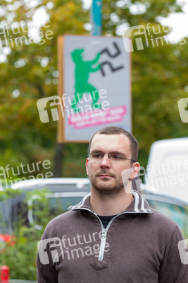 NPD Kundgebung in Hellersdorf, Berlin