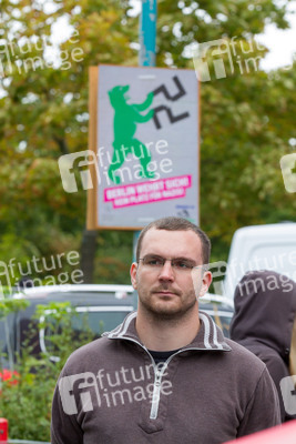NPD Kundgebung in Hellersdorf, Berlin