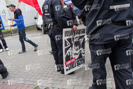 NPD Kundgebung in Hellersdorf, Berlin