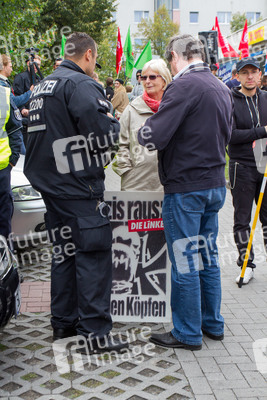 NPD Kundgebung in Hellersdorf, Berlin