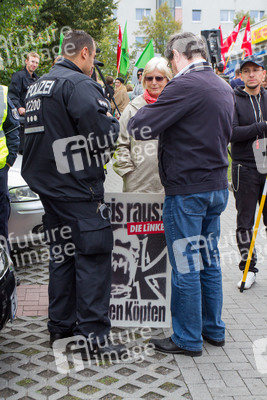NPD Kundgebung in Hellersdorf, Berlin