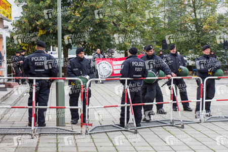 NPD Kundgebung in Hellersdorf, Berlin