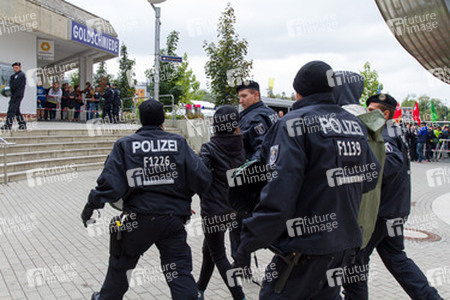 NPD Kundgebung in Hellersdorf, Berlin