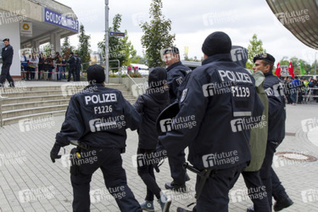 NPD Kundgebung in Hellersdorf, Berlin