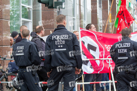 NPD Kundgebung in Hellersdorf, Berlin