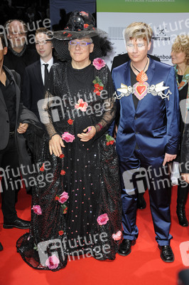 Rosa von Praunheim mit Freund Oliver Sechting