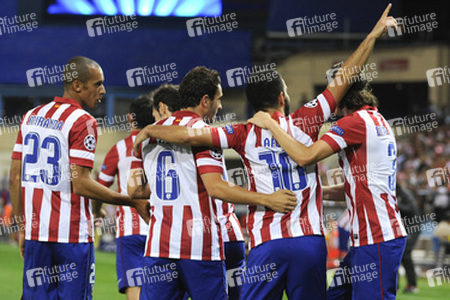 Champions League Match Atlético Madrid vs. Zenit St.Petersburg, Madrid