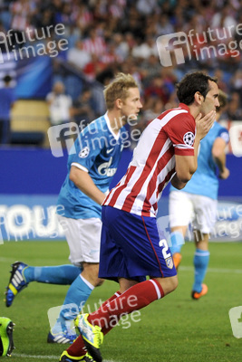 Champions League Match Atlético Madrid vs. Zenit St.Petersburg, Madrid