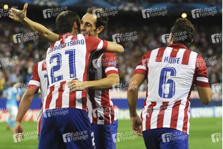 Champions League Match Atlético Madrid vs. Zenit St.Petersburg, Madrid