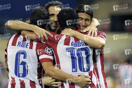 Champions League Match Atlético Madrid vs. Zenit St.Petersburg, Madrid