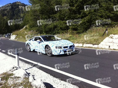 Erlkoenig BMW i8, Italien