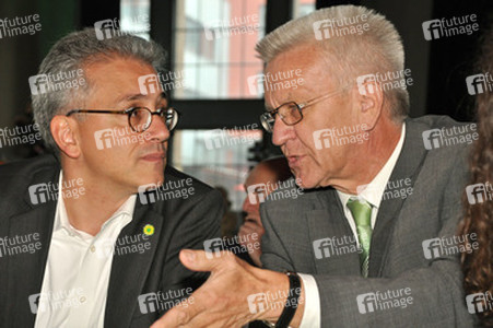 Tarek Al-Wazir und Winfried Kretschmann