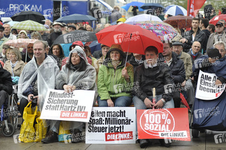DIE LINKE Wahlkampfveranstaltung, Berlin