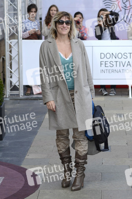 Ankunft von Valeria Bruni Tedeschi beim San Sebastian Film Festival 2013