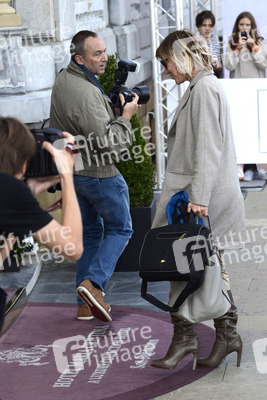 Ankunft von Valeria Bruni Tedeschi beim San Sebastian Film Festival 2013