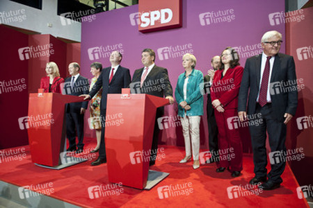 SPD Wahlabend zur Bundestagswahl im Willy-Brandt-Haus, Berlin