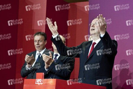 SPD Wahlabend zur Bundestagswahl im Willy-Brandt-Haus, Berlin