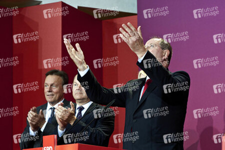 SPD Wahlabend zur Bundestagswahl im Willy-Brandt-Haus, Berlin