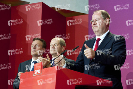 SPD Wahlabend zur Bundestagswahl im Willy-Brandt-Haus, Berlin