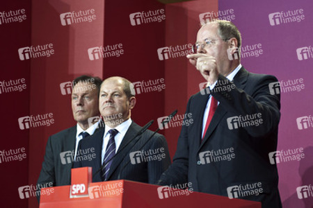 SPD Wahlabend zur Bundestagswahl im Willy-Brandt-Haus, Berlin
