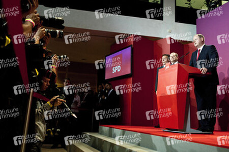 SPD Wahlabend zur Bundestagswahl im Willy-Brandt-Haus, Berlin