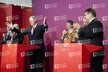 SPD Wahlabend zur Bundestagswahl im Willy-Brandt-Haus, Berlin