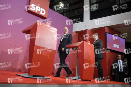 SPD Wahlabend zur Bundestagswahl im Willy-Brandt-Haus, Berlin