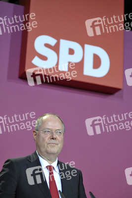 SPD Wahlabend zur Bundestagswahl im Willy-Brandt-Haus, Berlin