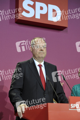 SPD Wahlabend zur Bundestagswahl im Willy-Brandt-Haus, Berlin
