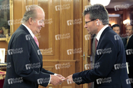 König Juan Carlos empfängt die neuen Botschafer, Madrid