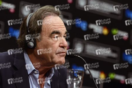 Oliver Stone Pressekonferenz, San Sebastian Film Festival 2013