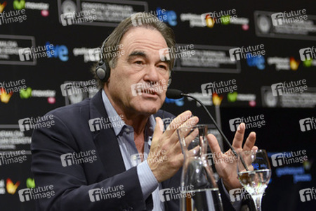 Oliver Stone Pressekonferenz, San Sebastian Film Festival 2013