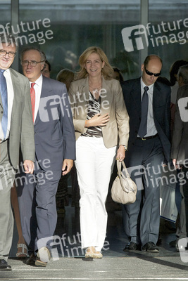 King Juan Carlos erhält Besuch im Quiron Hospital, Pozuelo de Alarcon