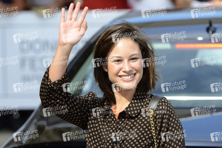 Ankunft von Aida Folch beim San Sebastian Film Festival 2013
