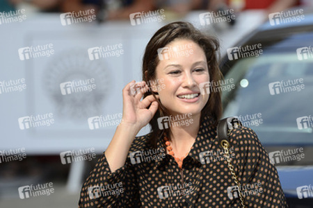 Ankunft von Aida Folch beim San Sebastian Film Festival 2013