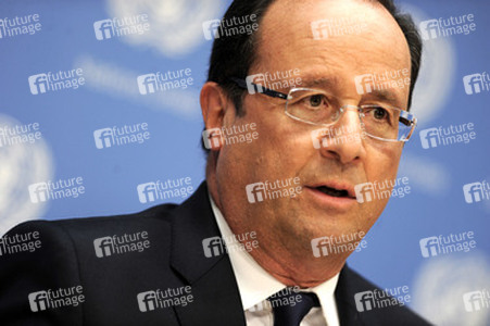 Francois Hollande Pressekonferenz, New York