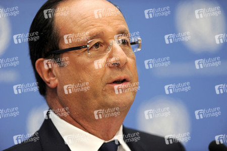 Francois Hollande Pressekonferenz, New York