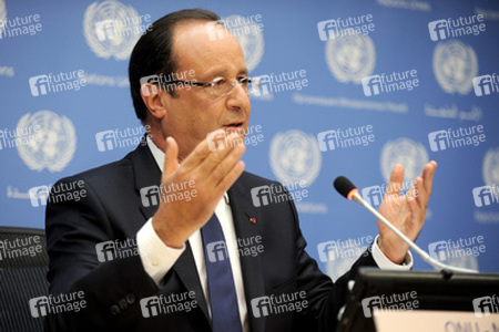 Francois Hollande Pressekonferenz, New York